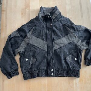 Forever 21 Black Jean Jacket